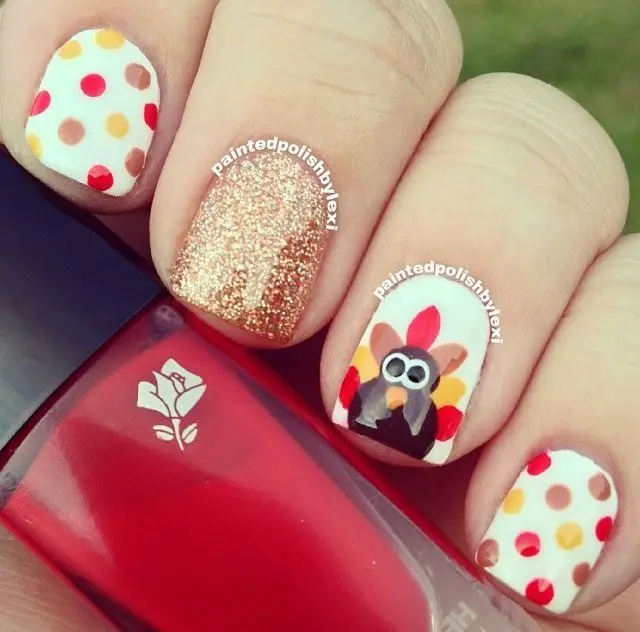 Cute, stunning and the best thanksgiving nail art ideas to look more ...