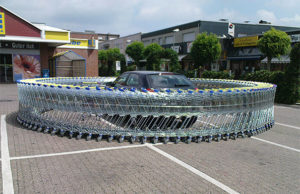 Push carts prank
