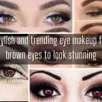 Stylish and trending eye makeup for brown eyes
