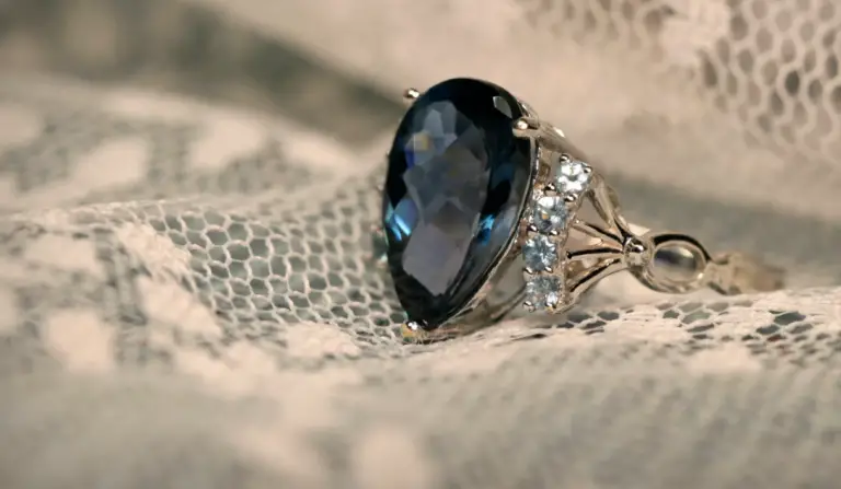 Blue Sapphire and Blue Topaz Ring