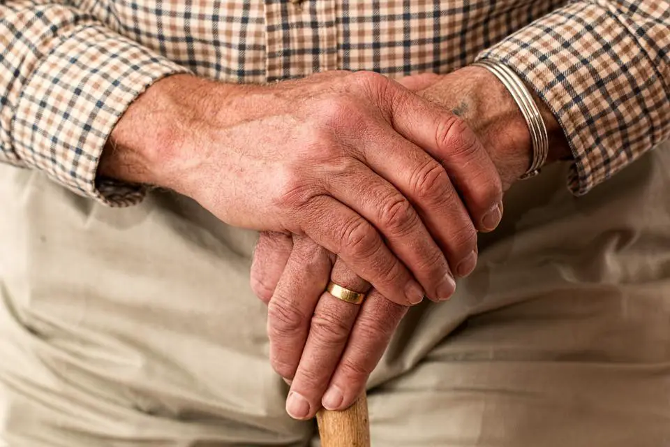 Elderly Man Hands